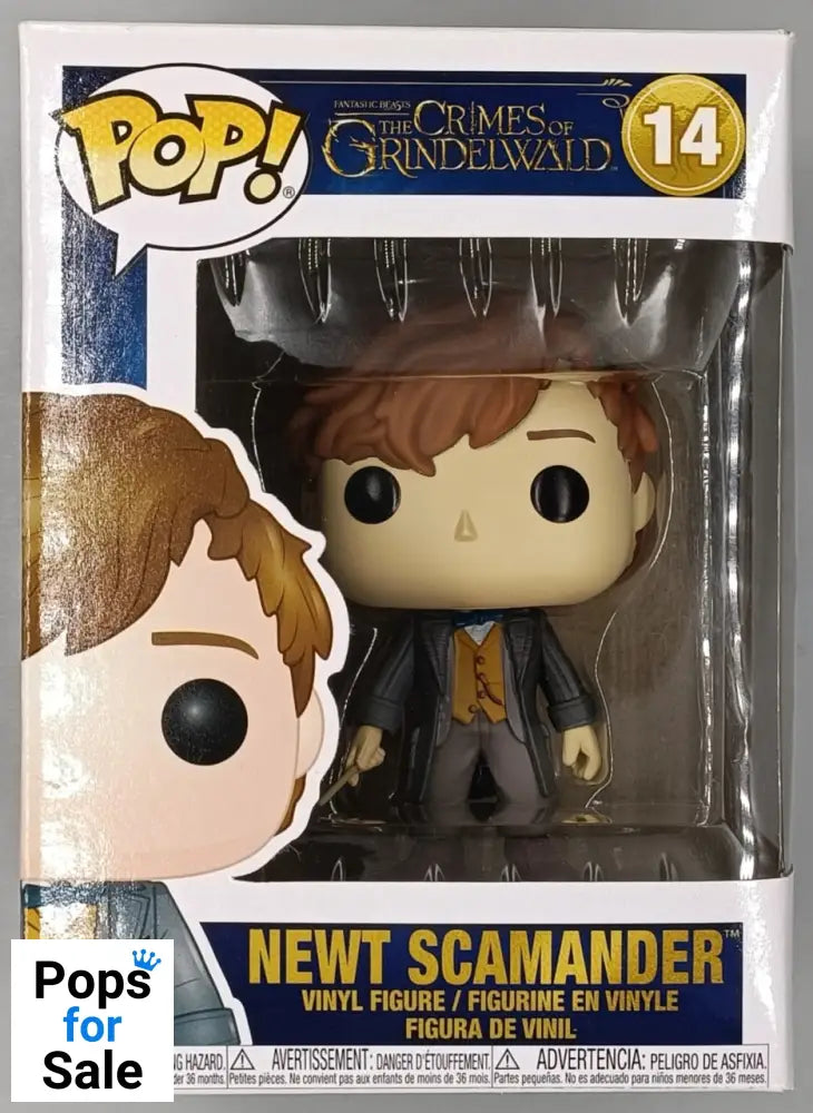 #14 Newt Scamander - Fantastic Beasts - Box Damaged Funko POP
