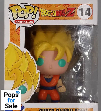 #14 Super Saiyan Goku - Dragon Ball Z - Box Damaged Funko POP - PopsforSale.co.uk