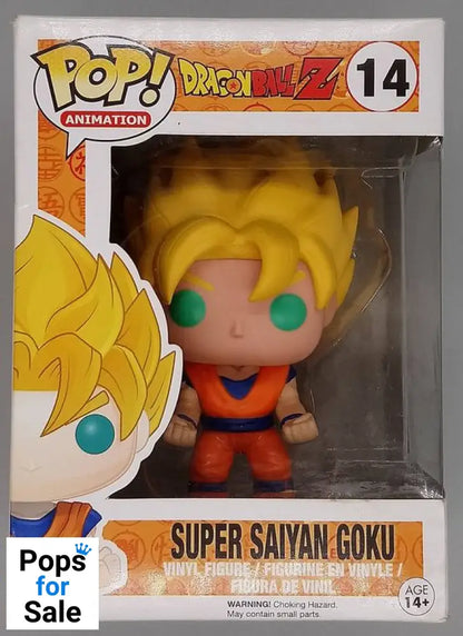 14 Super Saiyan Goku - Dragon Ball Z Box Damaged Funko POP