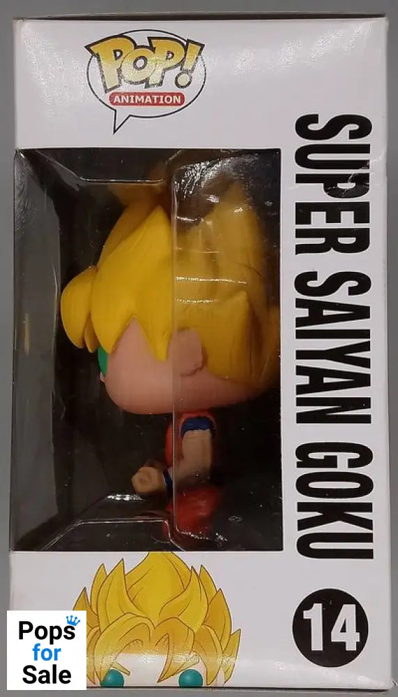 14 Super Saiyan Goku - Dragon Ball Z Box Damaged Funko POP