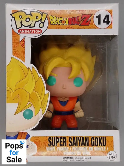 #14 Super Saiyan Goku - Dragon Ball Z - Box Damaged Funko POP - PopsforSale.co.uk