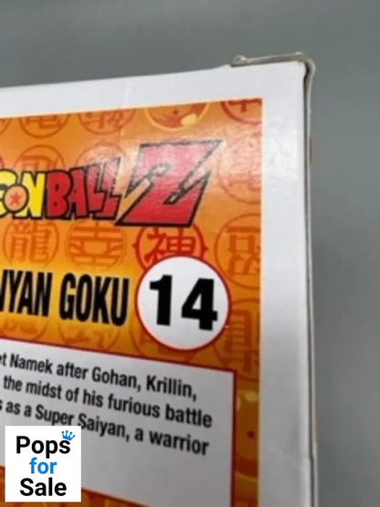 14 Super Saiyan Goku - Glow - Dragon Ball Z - Funko POP - Box Damaged