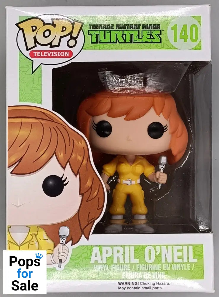 #140 April O'Neil - Teenage Mutant Ninja Turtles TMNT Box Damaged Funko POP - PopsforSale.co.uk