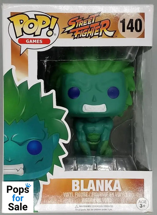 #140 Blanka (Blue/Green) - Street Fighter - Box Damaged Funko POP - PopsforSale.co.uk