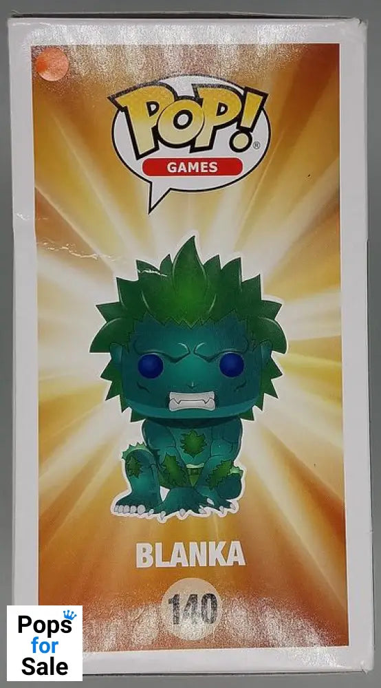 #140 Blanka (Blue/Green) - Street Fighter - Box Damaged Funko POP - PopsforSale.co.uk