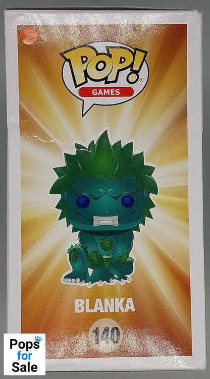 #140 Blanka (Blue/Green) - Street Fighter - Box Damaged Funko POP