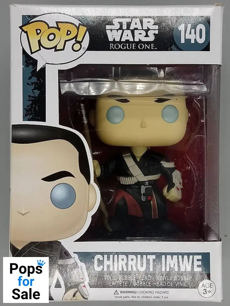 #140 Chirrut Imwe - Star Wars Rogue One - Box Damaged Funko POP