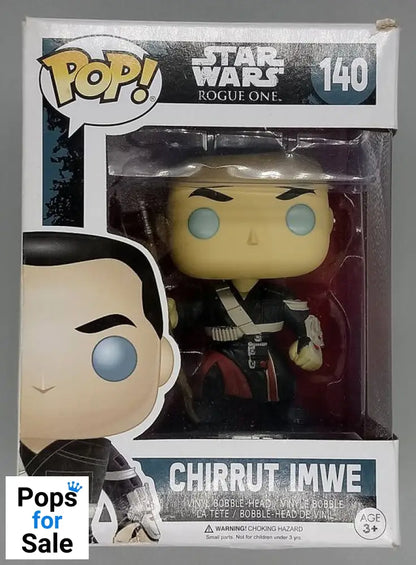 #140 Chirrut Imwe - Star Wars Rogue One - Box Damaged Funko POP - PopsforSale.co.uk