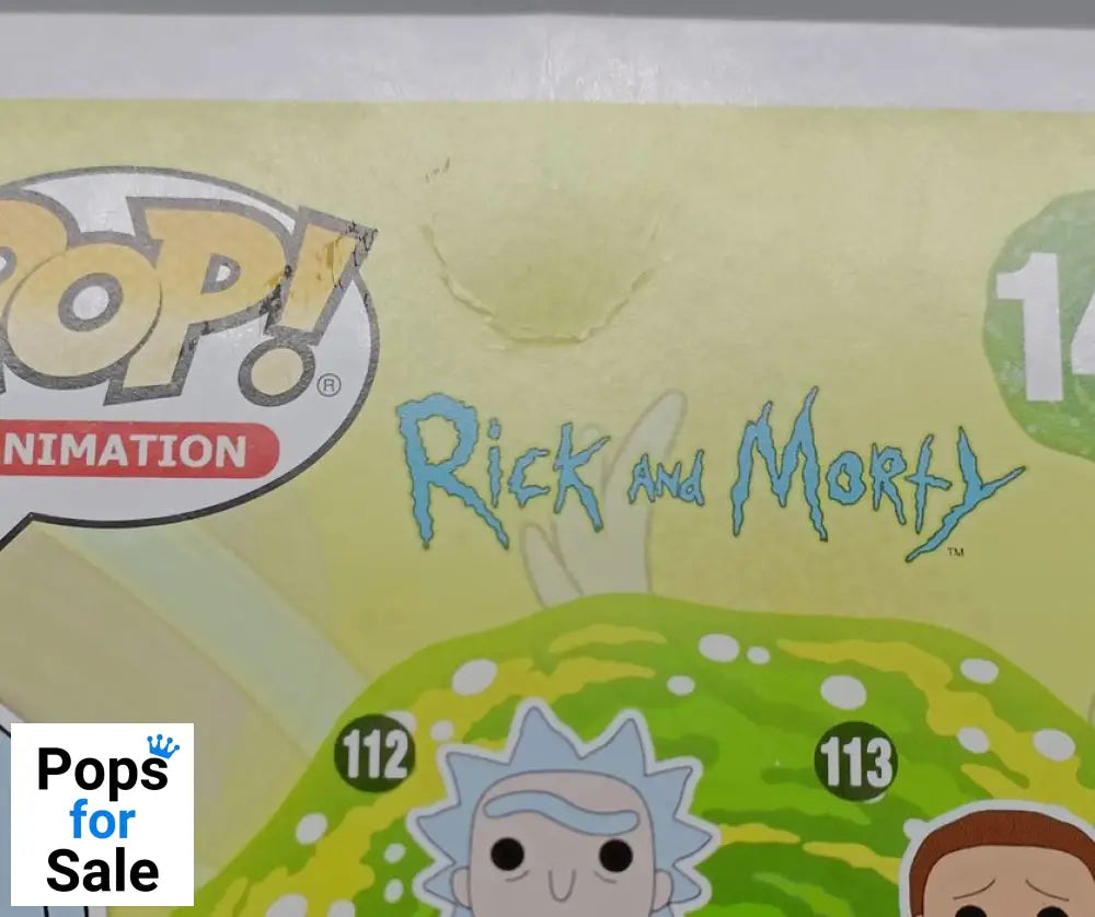 #140 Doofus Rick - Rick and Morty - Box Damaged Funko POP - PopsforSale.co.uk