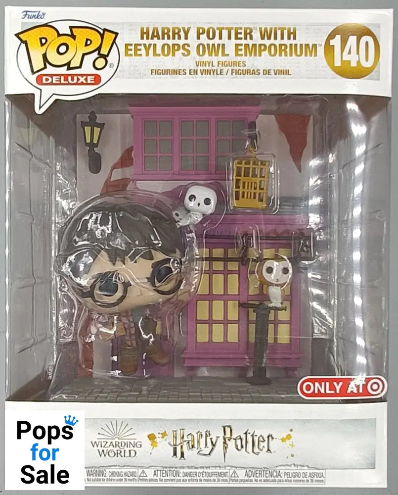 #140 Harry Potter (with Eeylops Owl Emporium) Deluxe Funko POP