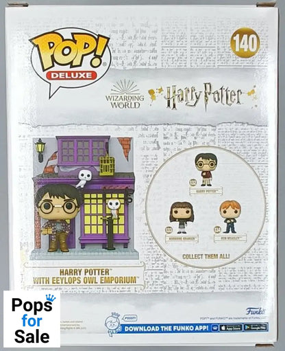 #140 Harry Potter (with Eeylops Owl Emporium) Deluxe Funko POP - PopsforSale.co.uk