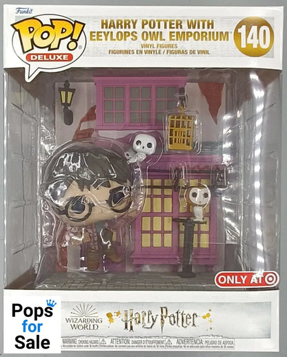 #140 Harry Potter (with Eeylops Owl Emporium) Deluxe Funko POP - PopsforSale.co.uk