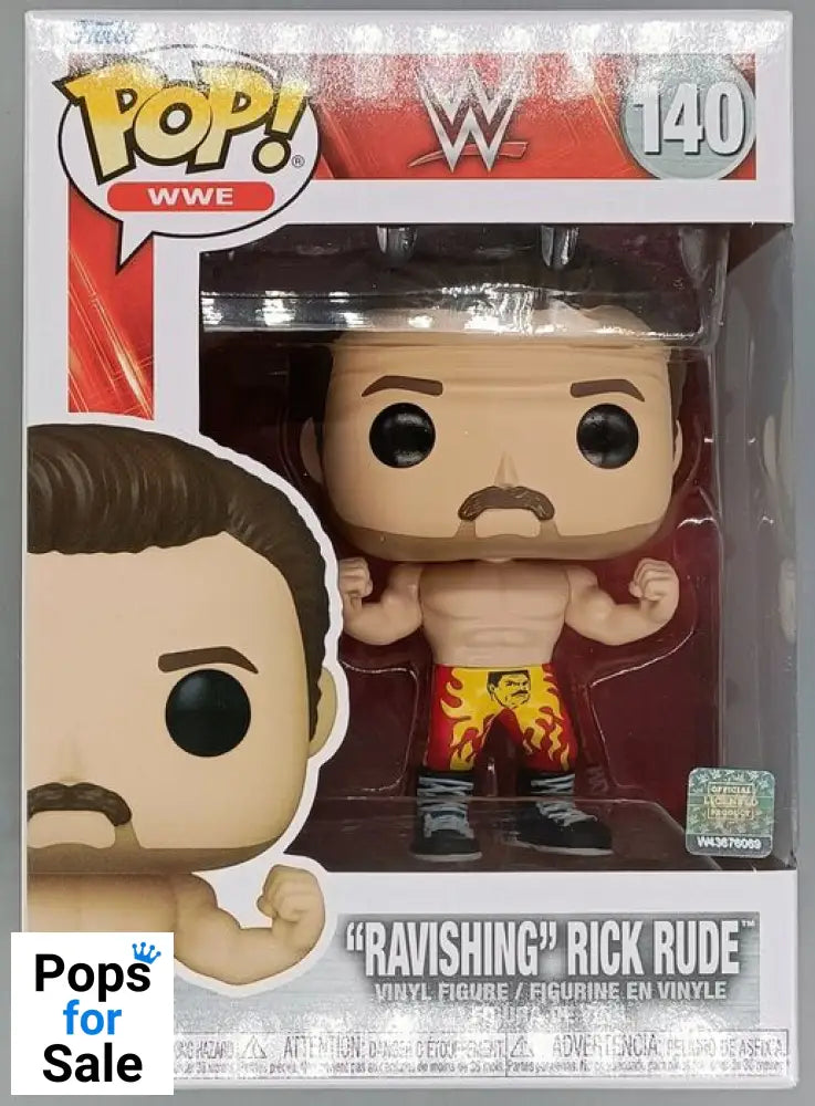 140 "Ravishing" Rick Rude - WWE - Brand New Funko POP