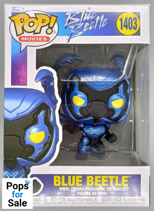 #1403 Blue Beetle - DC - Blue Beetle - Brand New Funko POP in Protector - PopsforSale.co.uk