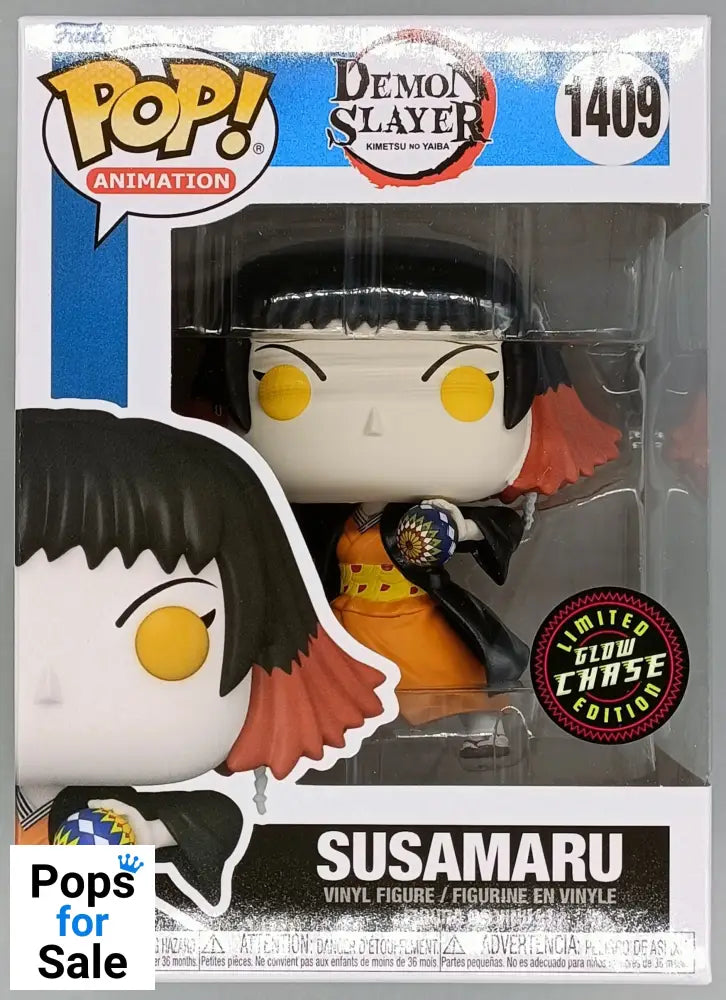 1409 Susamaru (Glow Chase) - Demon Slayer Funko POP - Brand New