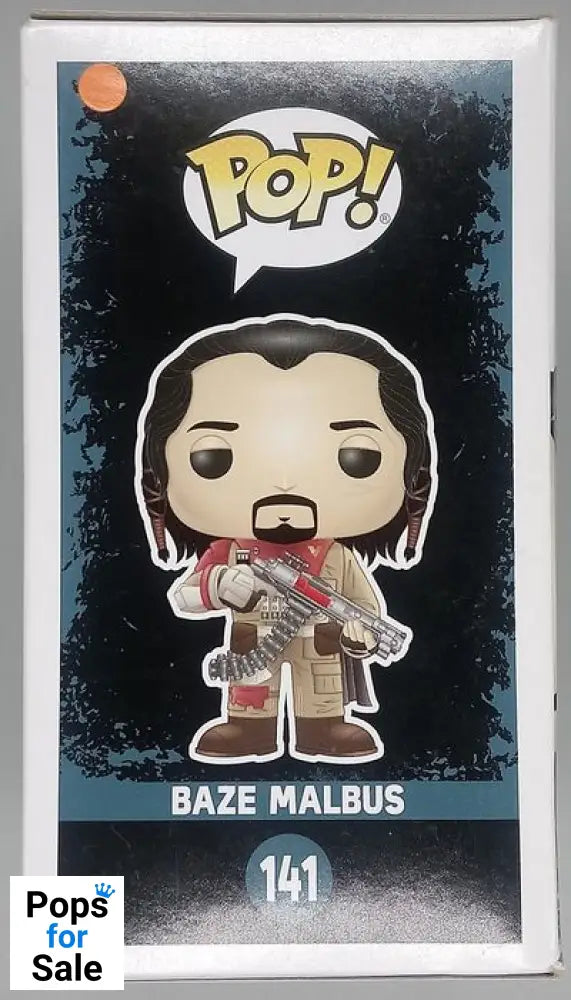 #141 Baze Malbus - Star Wars Rogue One - Box Damaged Funko POP - PopsforSale.co.uk