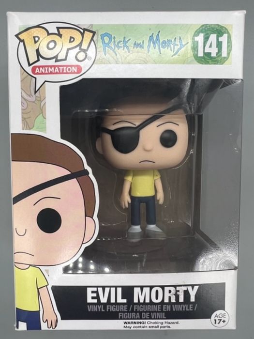 #141 Evil Morty - Rick and Morty - Box Damaged Funko POP - PopsforSale.co.uk