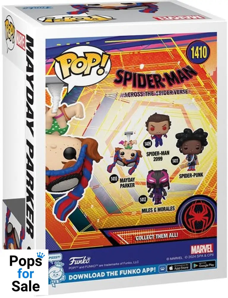 1410 Mayday Parker - Marvel Spiderman Across The Spider-Verse Funko Pop Preorder