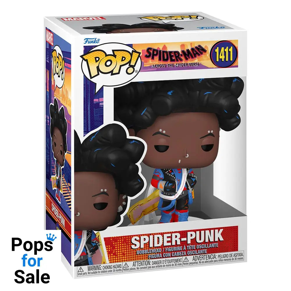 1411 Spider-Punk - Marvel Spiderman Across The Spider-Verse Funko Pop Preorder