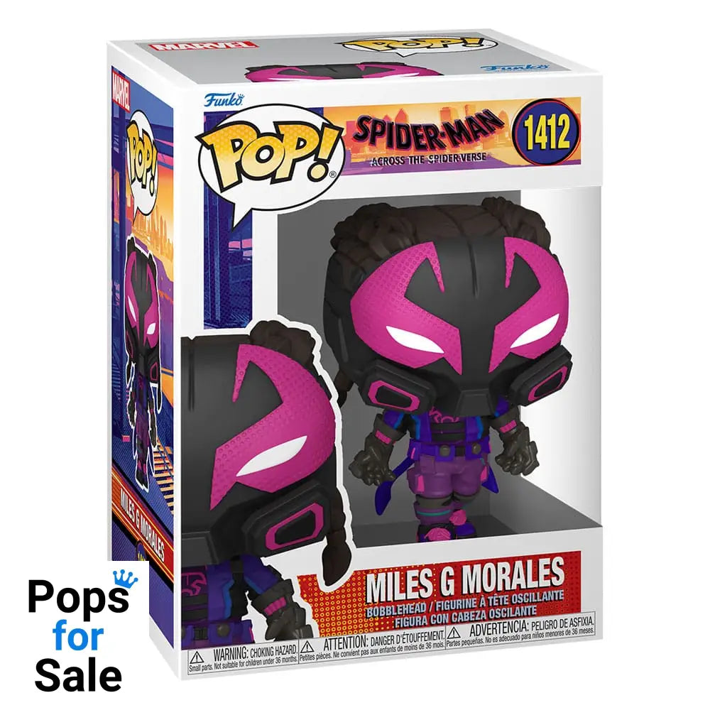 1412 Miles G Morales - Marvel Spiderman Across the Spider-Verse Funko POP Preorder