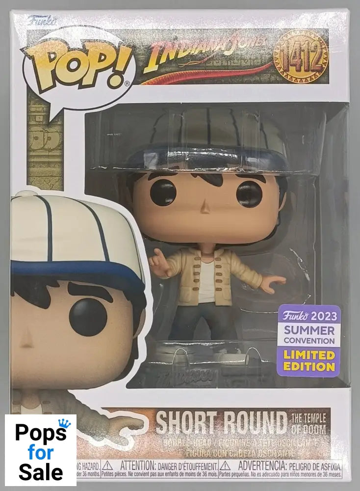 #1412 Short Round - Disney Indiana Jones - 2023 Con Funko POP - PopsforSale.co.uk