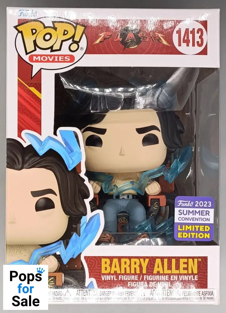 1413 Barry Allen (in Chair) - DC - The Flash - 2023 Con Funko POP