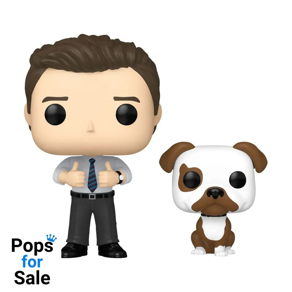 1415 Chris Traeger w/Champion - Parks and Recreation 15th Anniversary New Funko POP