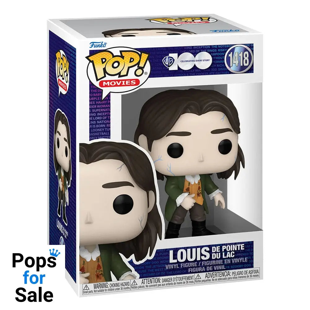 #1418 Louis de Pointe du Lac - Interview with a Vampire - Brand New Funko POP in Protector - PopsforSale.co.uk