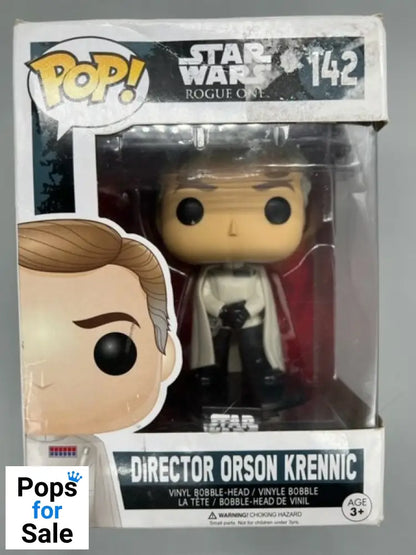 #142 Director Orson Krennic - Star Wars Rogue One Box Damaged Funko POP - PopsforSale.co.uk