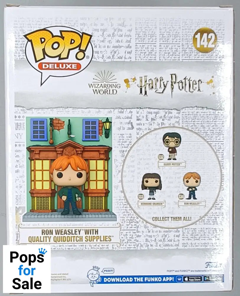 142 Ron Weasley Quidditch Supplies Deluxe - Harry Potter Funko POP