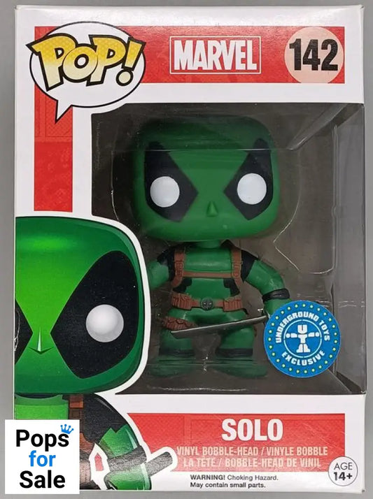 #142 Solo (Deadpool) - Marvel - Box Damaged Funko POP