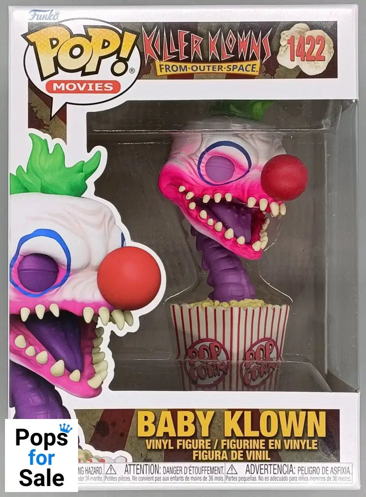 #1422 Baby Klown - Killer Klowns from Outer Space - Brand New Funko POP in Protector - PopsforSale.co.uk