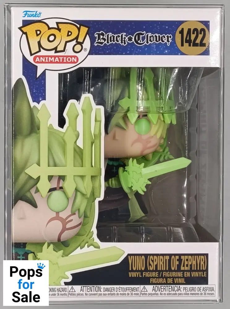 1422 Yuno (Spirit of Zephyr) - Black Clover Funko POP