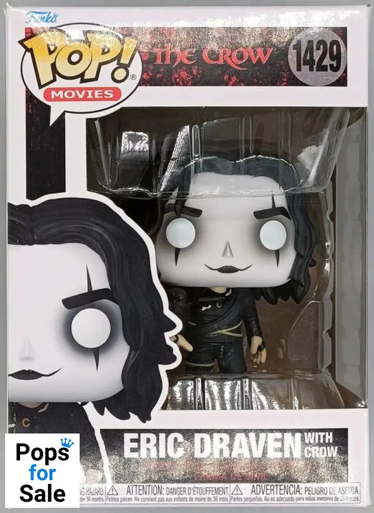 #1429 Eric Draven (w/Crow) - The Crow - Box Damaged Funko POP