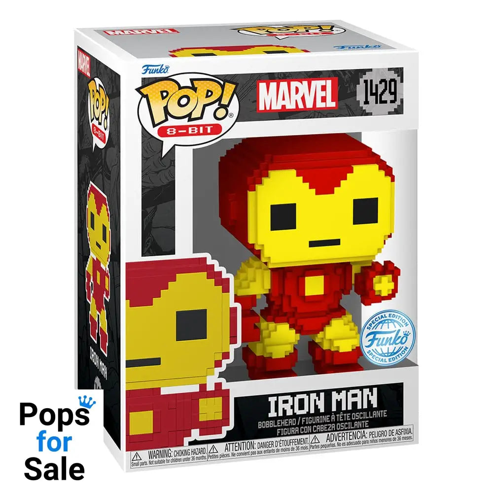 1429 Iron Man - Marvel 8-Bit Funko Pop Preorder