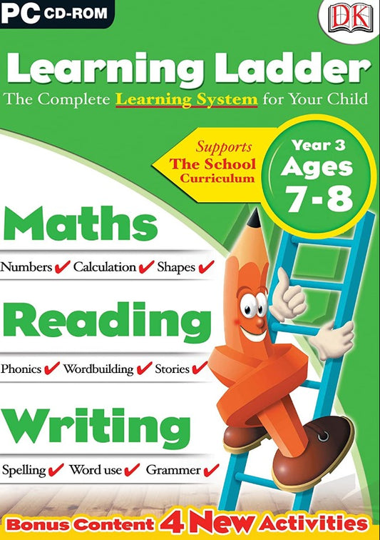 DK Learning Ladder Year 3 - Maths Reading Writing