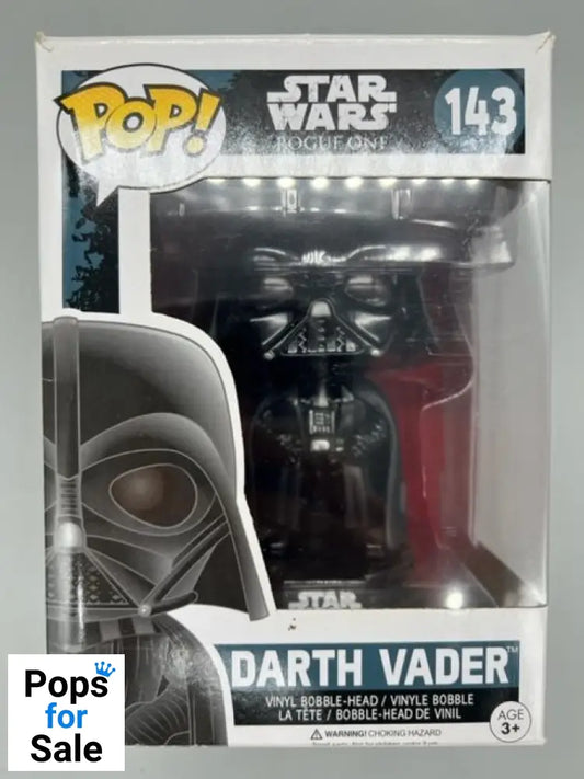 #143 Darth Vader - Star Wars - Box Damaged Funko POP - PopsforSale.co.uk