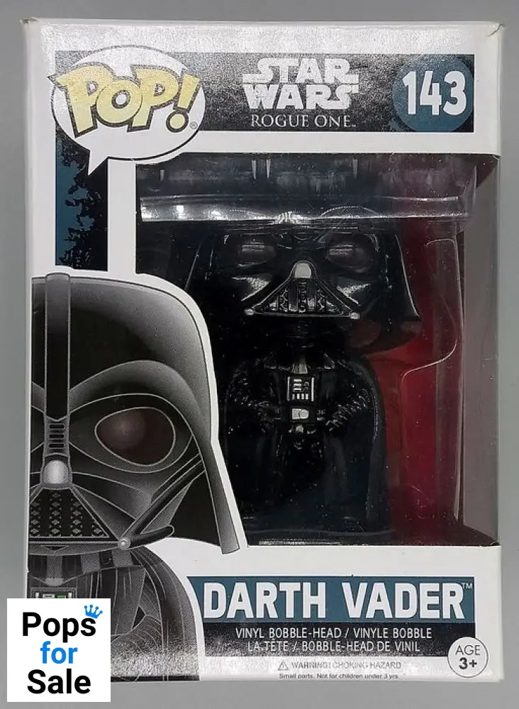 #143 Darth Vader - Star Wars - Box Damaged Funko POP