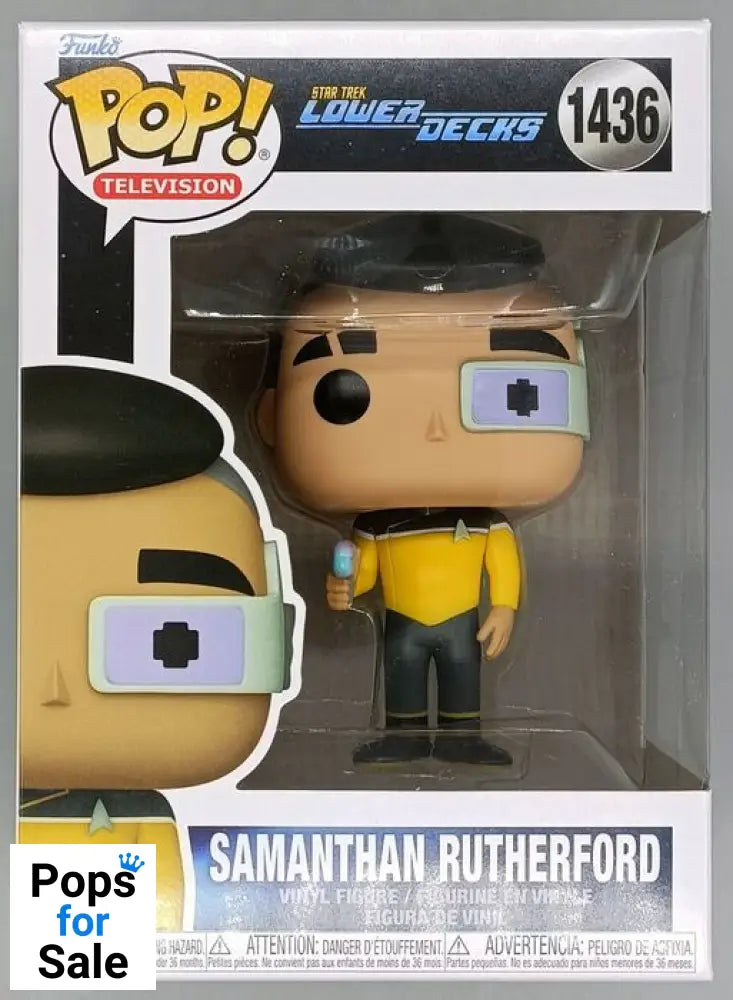 1436 Samanthan Rutherford - Star Trek Lower Decks - New Funko POP in Protector