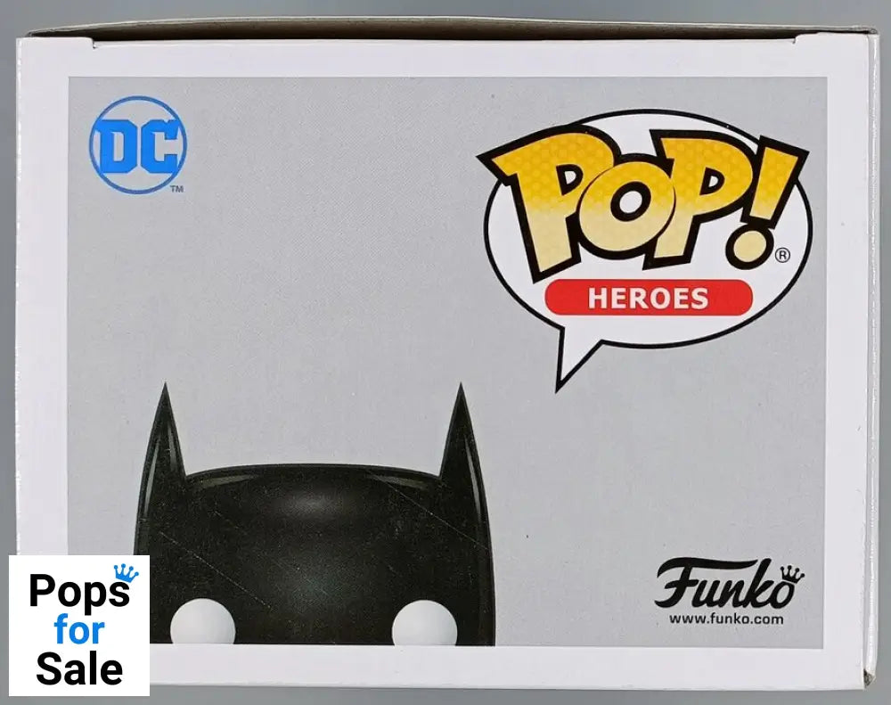 #144 Batman (Black) Chrome - DC - 2017 Con Exc Funko POP - PopsforSale.co.uk