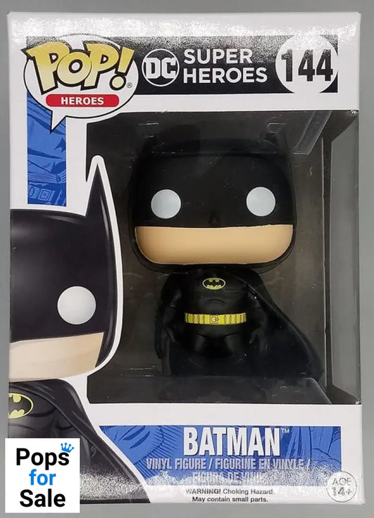 144 Batman (Classic Black) - DC Super Heroes - Funko POP - Box Damaged