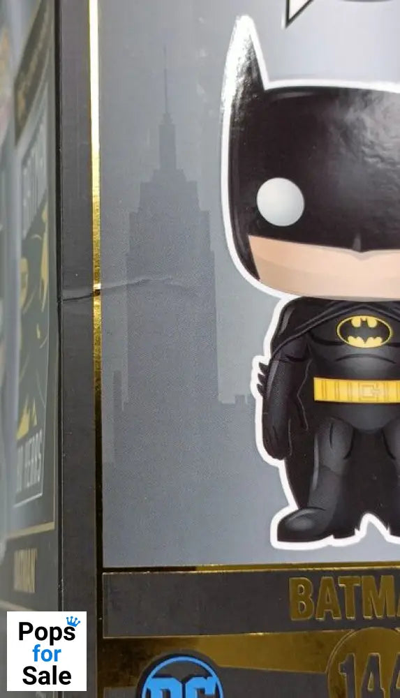 #144 Batman (Red) - Metallic - 80 Years - Exclusive Box Damaged Funko POP - PopsforSale.co.uk