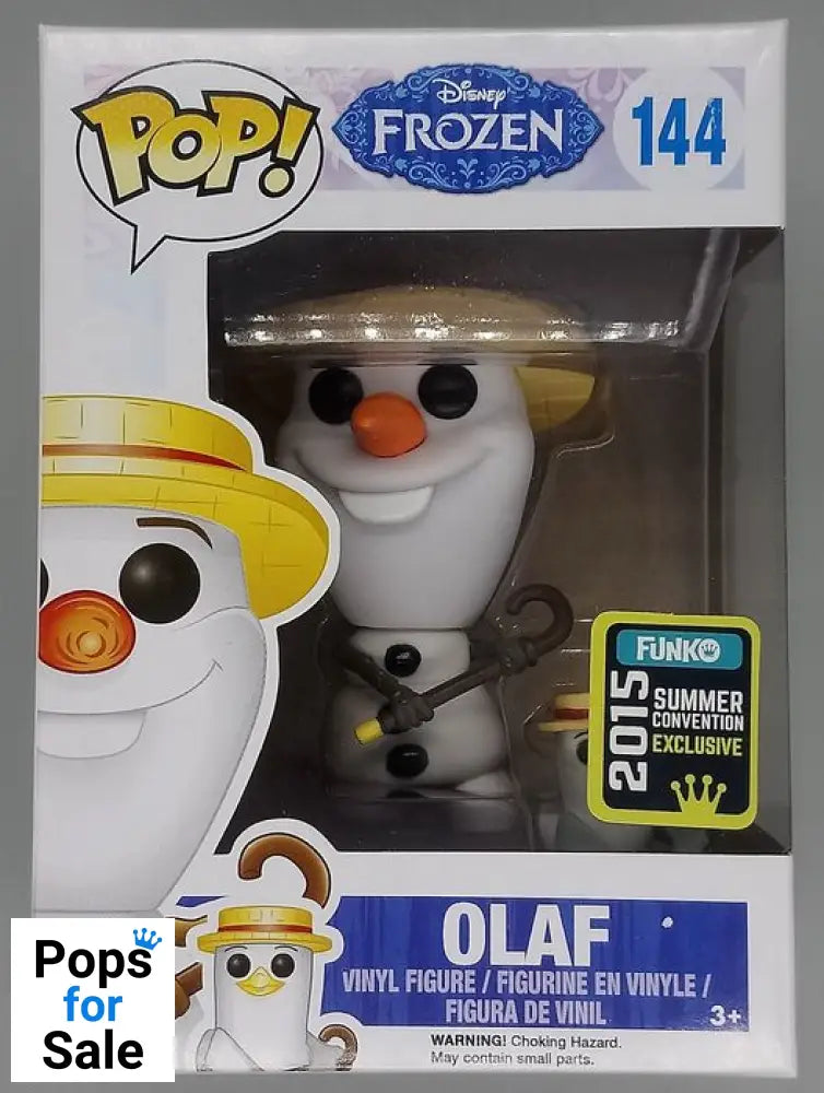 #144 Olaf (Barbershop Quartet) - Disney Frozen - Box Damaged Funko POP