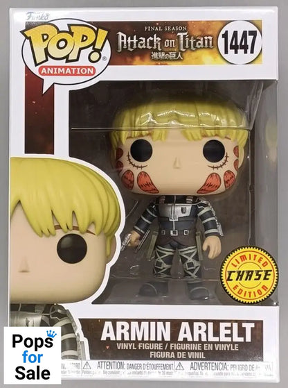 1447 Armin Arlelt - Chase Edition - Attack on Titan Funko POP - Box Damaged