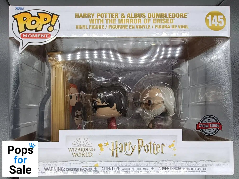 #145 Harry Potter & Dumbledore Mirror of Erised Movie Moment Funko POP