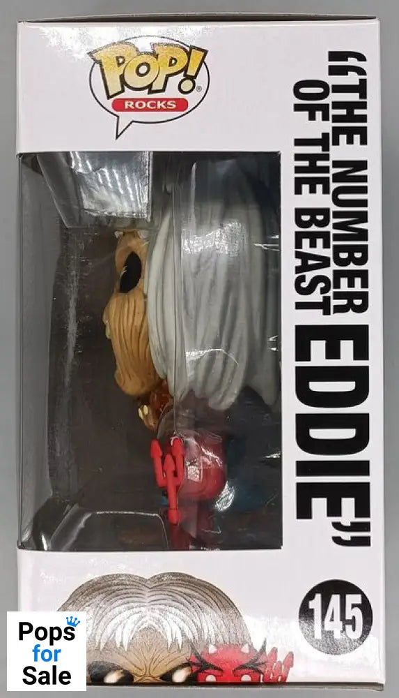 145 The Number of the Beast Eddie - Iron Maiden Funko POP - Box Damaged