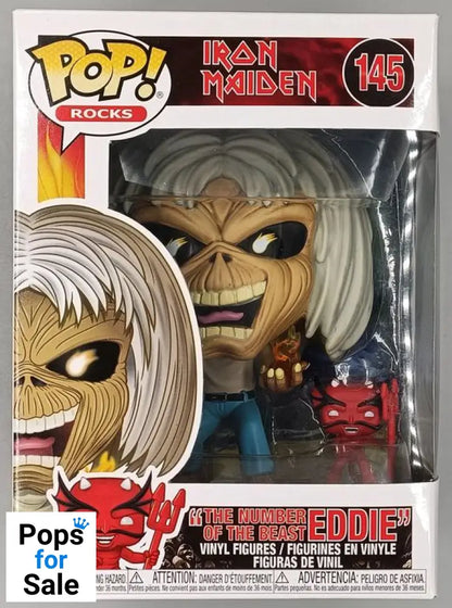 145 The Number of the Beast Eddie - Iron Maiden Funko POP - Box Damaged