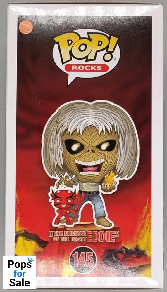 145 The Number of the Beast Eddie - Iron Maiden Funko POP - Box Damaged