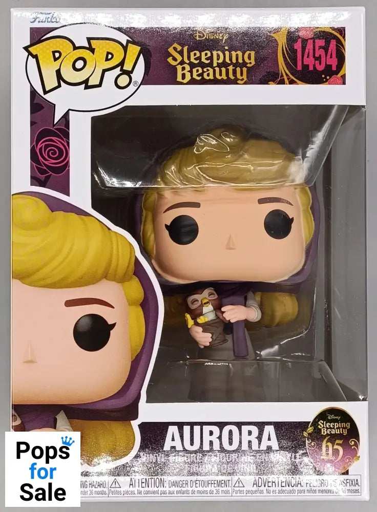 1454 Aurora w/Owl - Disney Sleeping Beauty 65th Anniversary Funko POP - Brand New