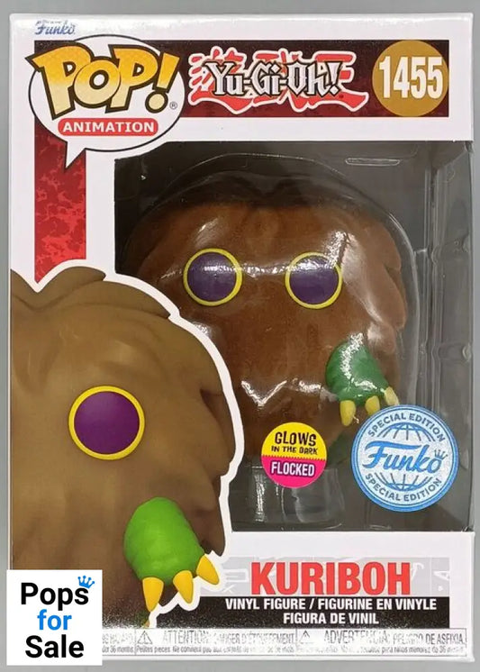 1455 Kuriboh (GITD,Flocked) - Yu-Gi-Oh! Funko POP - Brand New